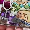 AMIA Hand-Painted Stained Glass Welcome Panel with Vineyard Design - 3