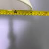 Brushed Metal Table Lamp with White Fabric Shade - 7