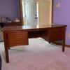 Large MCM Wooden Executive Desk - 2