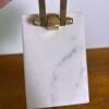 World Market Gold Toned Magnifying Glass with Marble Base - 3