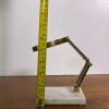 World Market Gold Toned Magnifying Glass with Marble Base - 6