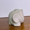 Small Marbell by StoneArt Minimalist Elephant Sculpture - 2