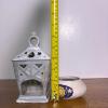 Decorative Ceramic Lantern with Bird Relief and Celestial Motif Tealight Candle Holder - 7