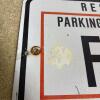 Metal "Reserved Parking Permit" Sign for No. F359 - 3