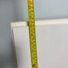 Small White Storage Cabinet with Adjustable Shelf - 7
