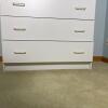 Techline White Dresser & Bookcase Combo with 5 Drawers and Adjustable Shelving - 11