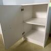 White Storage Cabinet with Adjustable Shelves - 3