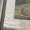 25"x21" Watercolor Lakeside Landscape Wall Art, Signed H. Rohrer - 8