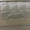 King Koil Full Size Bed Frame on Casters with Box Spring, Optional Mattress, & Metal & Wood Headboard - 8