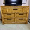 Lea Industries Faux Bamboo 6-Drawer Dresser in Honey Oak Finish