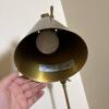 Adjustable Metal Desk Lamp with White Marble Base - 3