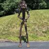 Large African Folk Art Hand-Carved Wooden Tribal Figure