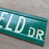 Nutfield Drive Green Metal Street Sign - 3