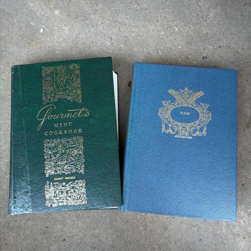 Vintage Gourmet Cookbooks: "Gourmet's Menu Cookbook" (1974) & "Gourmet's Basic French Cookbook" (1976)