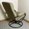 Norstar Faux Suade Swivel Armchair With Metal Frame And Polyurethane Foam Cushion - 2