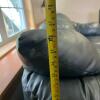 Dark Green 3-Seat Sofa Overstuffed Contemporary Design - 3