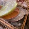 Wicker Picnic Basket Set &ndash; Rectangular & Oval Baskets with Plastic Picnic Tableware - 3