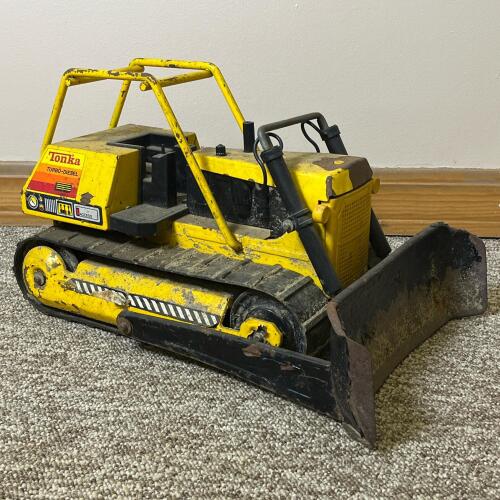 1980s Vintage Tonka Turbo-Diesel Bulldozer