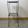 Pair of Black Metal Grid Wire Plant Stands - 3