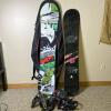 Pair Of Snowboards: Rome SDS MOD 154 cm All-Mountain Snowboard & Ride Tokidoki 147 cm Freestyle Board w/ Bindings And Travel Bag