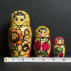 Traditional Hand-Painted Floral Russian Matryoshka Nesting Dolls - 4