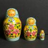 Traditional Hand-Painted Floral Russian Matryoshka Nesting Dolls