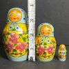 Traditional Hand-Painted Floral Russian Matryoshka Nesting Dolls - 4