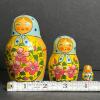 Traditional Hand-Painted Floral Russian Matryoshka Nesting Dolls - 5
