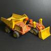 1970's Fisher-Price Bulldozer & Dump Truck Made In USA