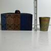 World Collectibles Lot- Russian Lacquer Box, Khokhloma Bowl, Indian Brass Cup, And Textile Box - 9