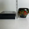 World Collectibles Lot- Russian Lacquer Box, Khokhloma Bowl, Indian Brass Cup, And Textile Box - 12