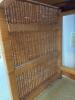 Wicker Desk with Glass Top & Chair - 5