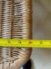 Wicker Desk with Glass Top & Chair - 19