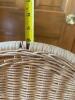 Wicker Desk with Glass Top & Chair - 21