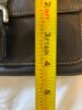 Scuola del Cuoio Firenze Black Leather Crossbody & Coach Black Leather Wristlet - 9