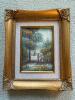 Set of 3 Signed Framed Oil Paintings in Gold Gilt Frames - 2