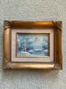 Set of 3 Signed Framed Oil Paintings in Gold Gilt Frames - 8