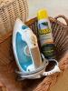 Rowenta Effective Steam Iron & Large Lion Print Blanket in Baskets - 2