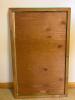 21" x 33" Mid-Century Modern Framed Abstract Textile Wall Art - 6