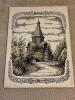 Set of 5 Vologda Russian Wooden Plaques - 7