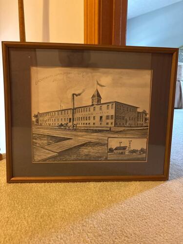 21" x 17" Antique D.H. Hurd & Co. Lithograph&mdash;Londonderry Lithia Spring Water Co.