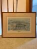 24.5" x 18.5" Framed Bird&rsquo;s Eye View of Boston 1850 Map Print