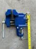 Irwin Blue Cast Iron Clamp-on Bench Vise - 4