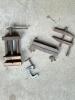 Small Machinist Vise, Starrett C-Clamp & Parallel Clamp, and Handscrew Clamp