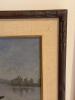 24" x 18" Oil Painting by A. Vanotti (1911) - Landscape with Boat - 4