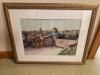 23"x18" Framed Lavi Group Jerusalem Silk Art Print