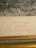 12" x 10" Framed 1836 R. Wallis Engraving - Centre Harbour Lake Winnepasaukee - 2