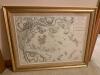 27"x 21" Framed 1778 William Faden Map of Boston and Environs