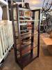 Folding Wooden Bookshelf with 4 Shelves