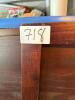 Folding Wooden Bookshelf with 4 Shelves - 6